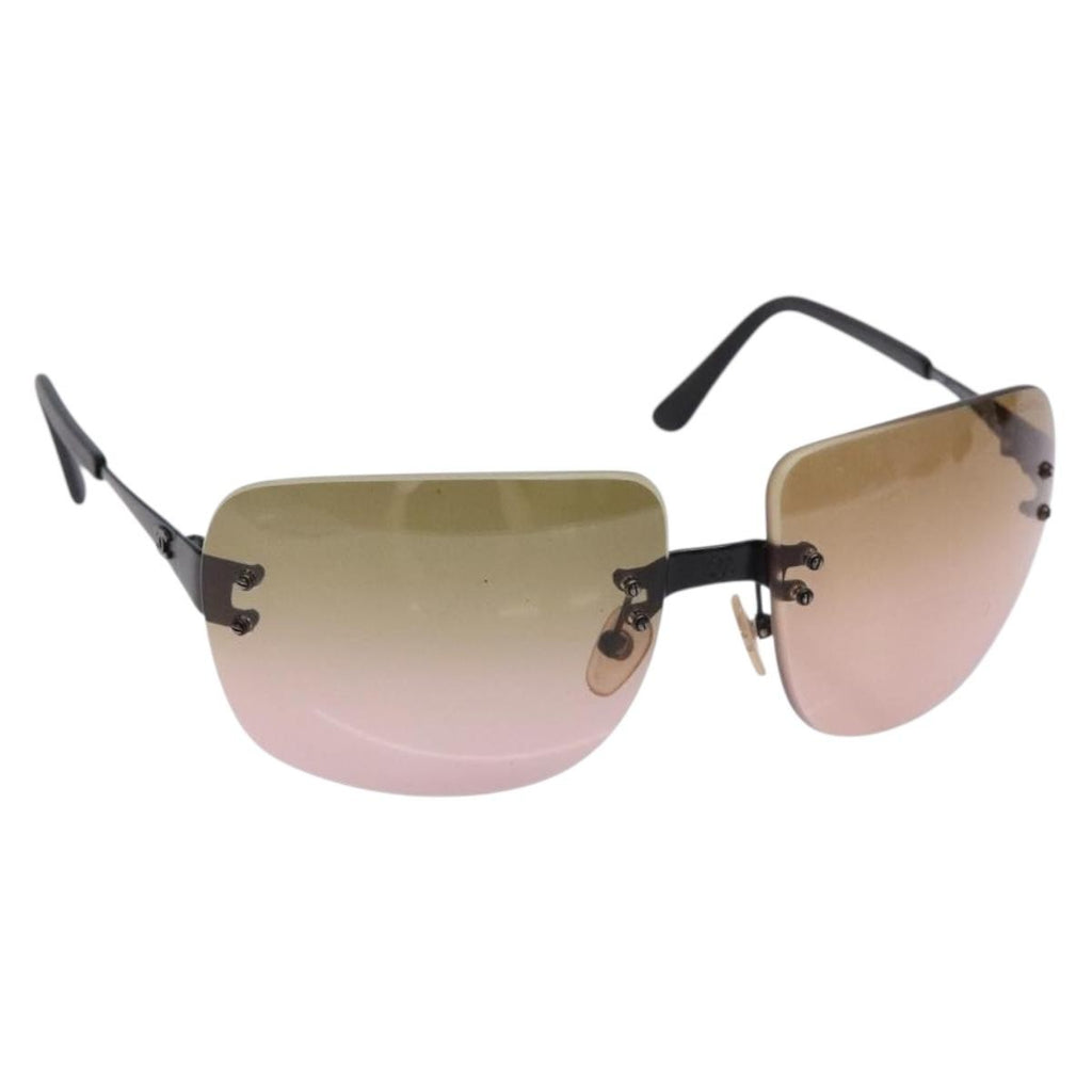 Chanel Chanel Logo Sunglasses Eye Wear Plastic Brown Plastic Sunglasse Accessory (Pre-Owned)