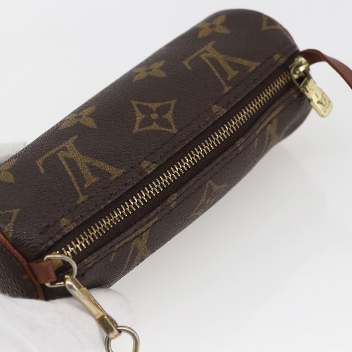 Louis Vuitton Papillon Pochette Monogram Canvas Brown Canvas Clutche & Pouche Bag (Pre-Owned)