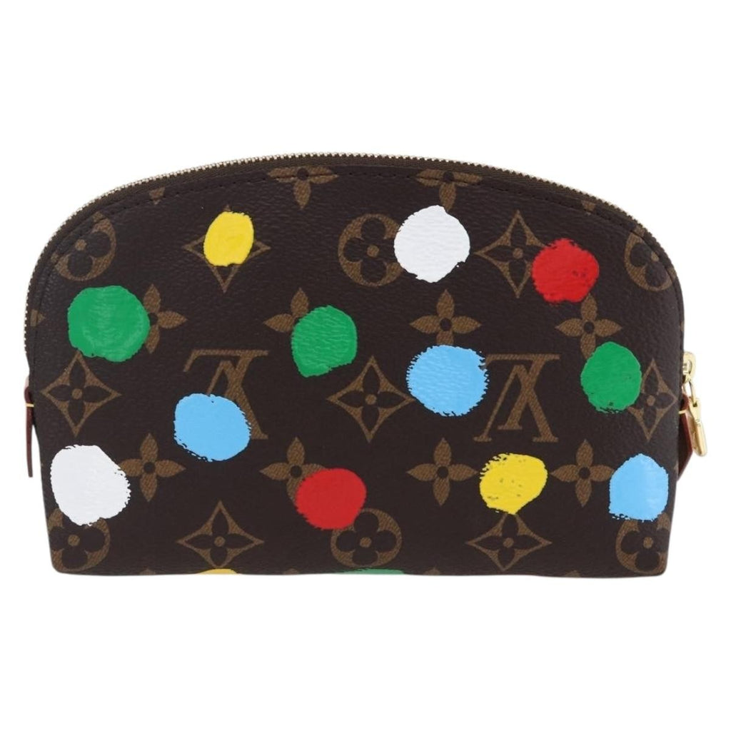 Louis Vuitton Cosmetic Pouch Yayoi Kusama Painted Dots Monogram Canvas Multicolour Canvas Clutche & Pouche Bag (Pre-Owned)