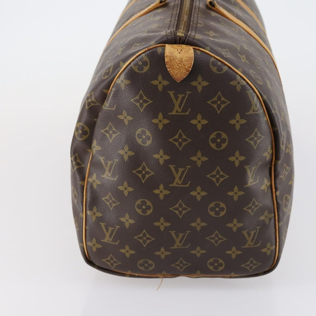 Louis Vuitton Keepall Bag Monogram Canvas Brown Canvas Travel Bag Bag (Pre-Owned)