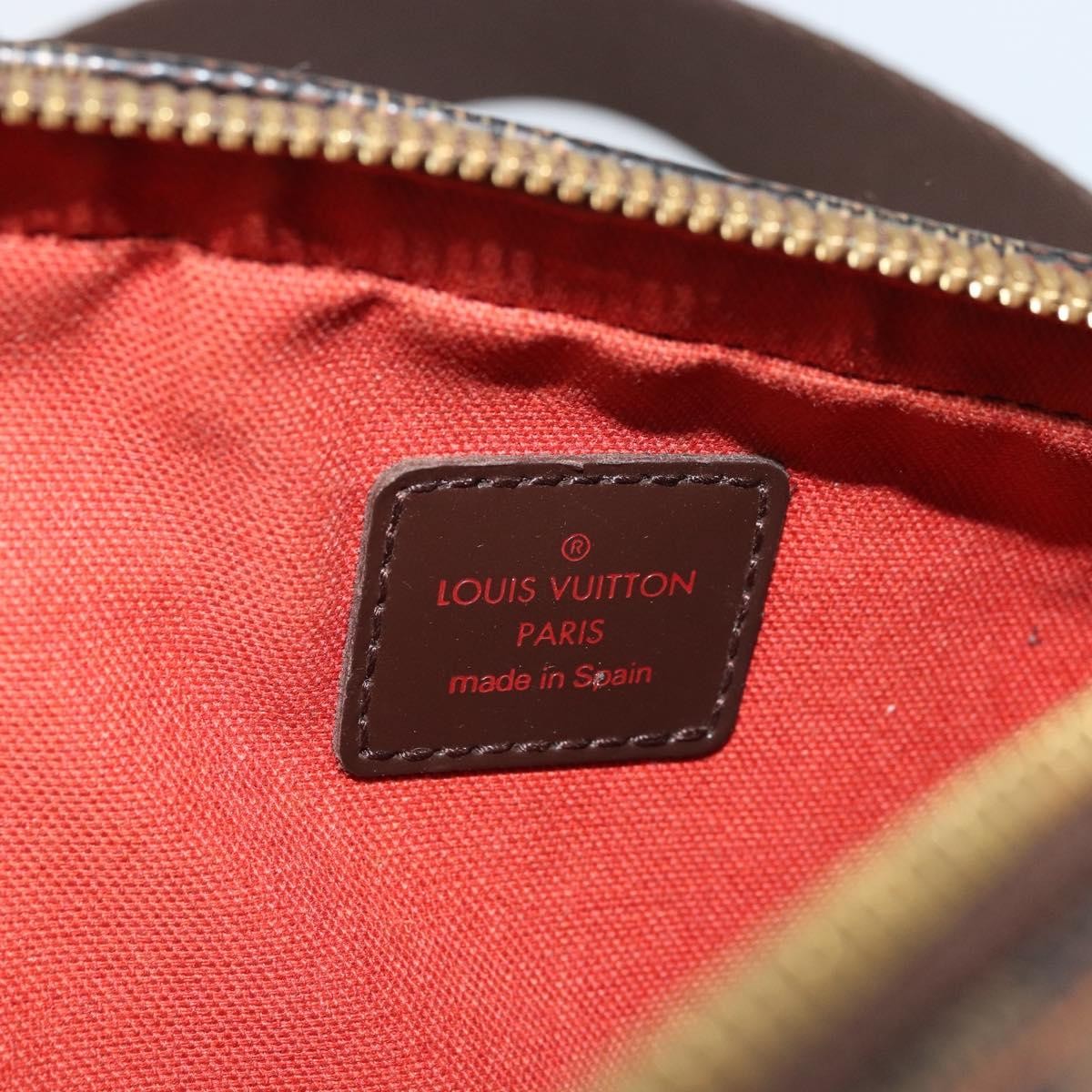 Louis Vuitton Geronimos Waist Bag Damier Brown Canvas Shoulder Bag Bag (Pre-Owned)