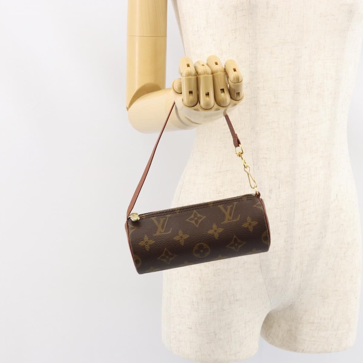 Louis Vuitton Papillon Pochette Monogram Canvas Brown Canvas Clutche & Pouche Bag (Pre-Owned)