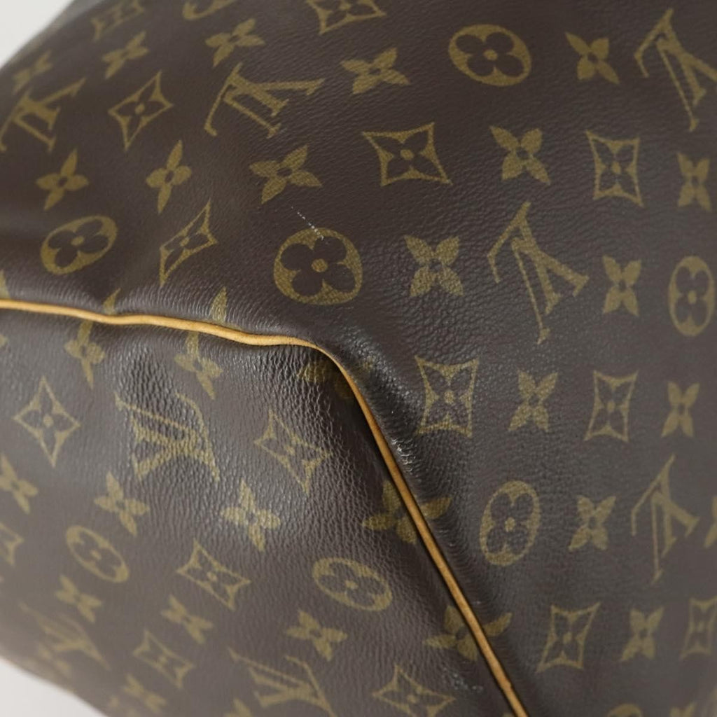Louis Vuitton Keepall Bag Monogram Canvas Brown Canvas Travel Bag Bag (Pre-Owned)