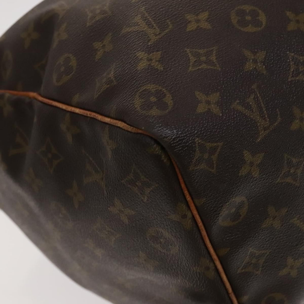 Louis Vuitton Keepall Bag Monogram Canvas Brown Canvas Travel Bag Bag (Pre-Owned)