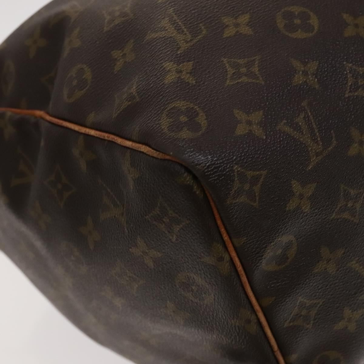 Louis Vuitton Keepall Bag Monogram Canvas Brown Canvas Travel Bag Bag (Pre-Owned)