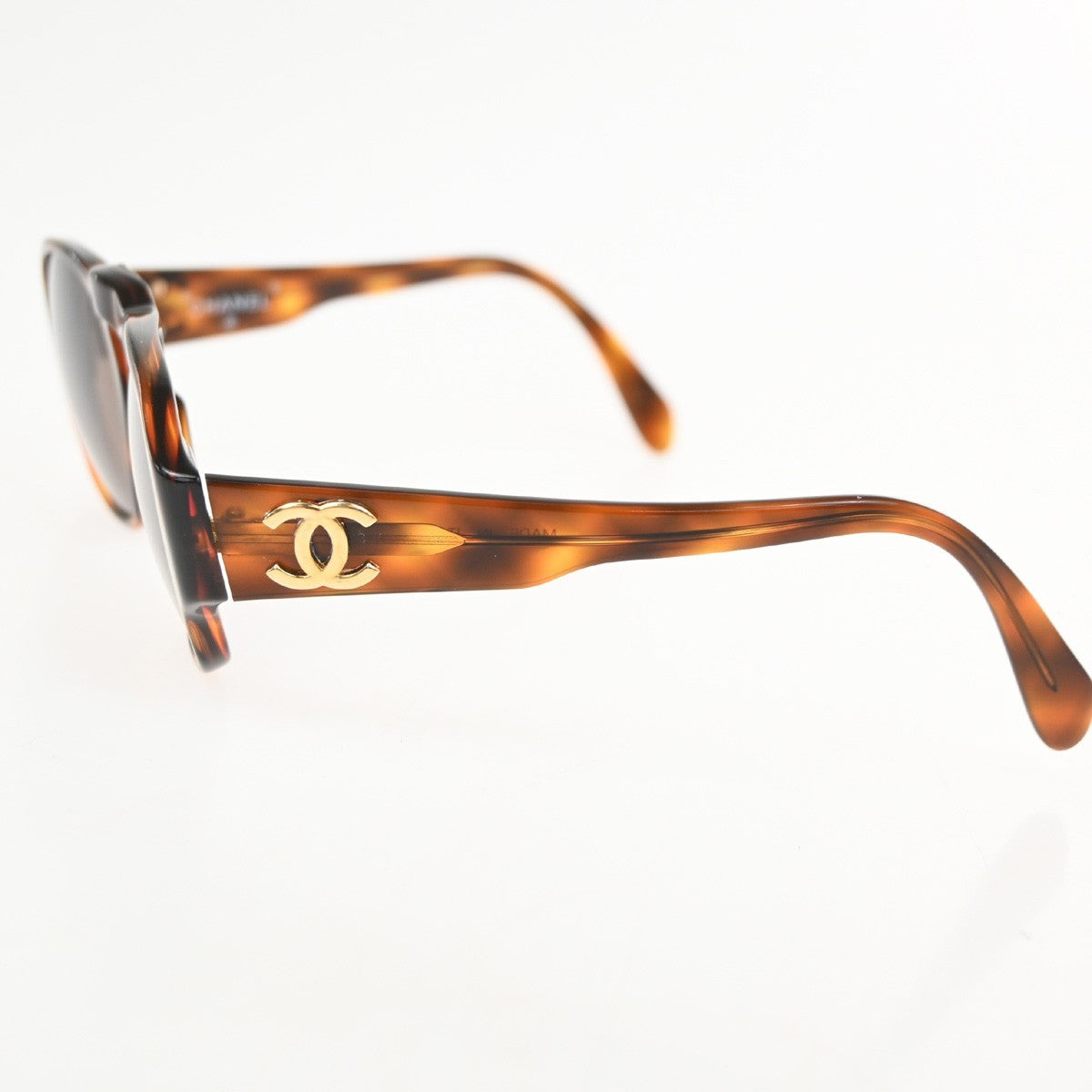 Chanel Logo Cc Sunglasses Plastic Brown Plastic Sunglasse Accessory (Pre-Owned)