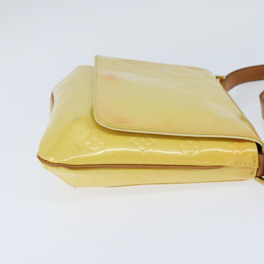 Louis Vuitton Thompson Street Handbag Monogram Vernis Yellow Patent_Leather Shoulder Bag Bag (Pre-Owned)