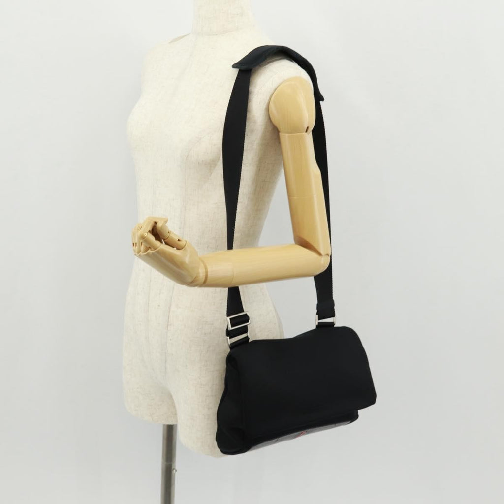 Prada Vintage Sport Shoulder Bag Nylon Black Nylon Shoulder Bag Bag (Pre-Owned)