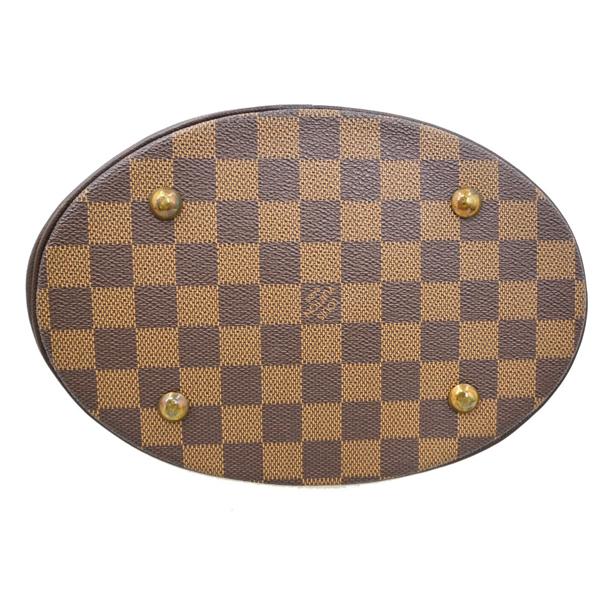 Louis Vuitton Marais Bucket Bag Damier Brown Canvas Tote Bag Bag (Pre-Owned)