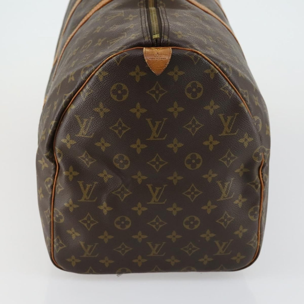Louis Vuitton Keepall Bag Monogram Canvas Brown Canvas Travel Bag Bag (Pre-Owned)