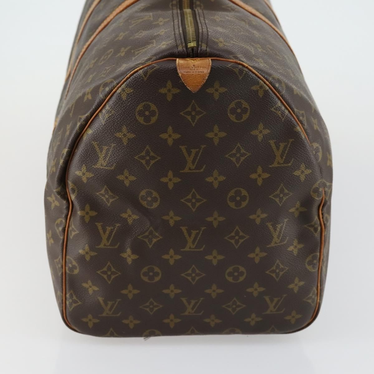 Louis Vuitton Keepall Bag Monogram Canvas Brown Canvas Travel Bag Bag (Pre-Owned)