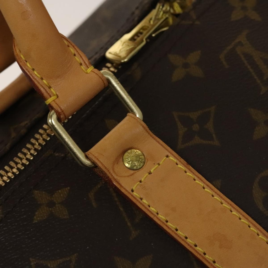 Louis Vuitton Keepall Bag Monogram Canvas Brown Canvas Travel Bag Bag (Pre-Owned)