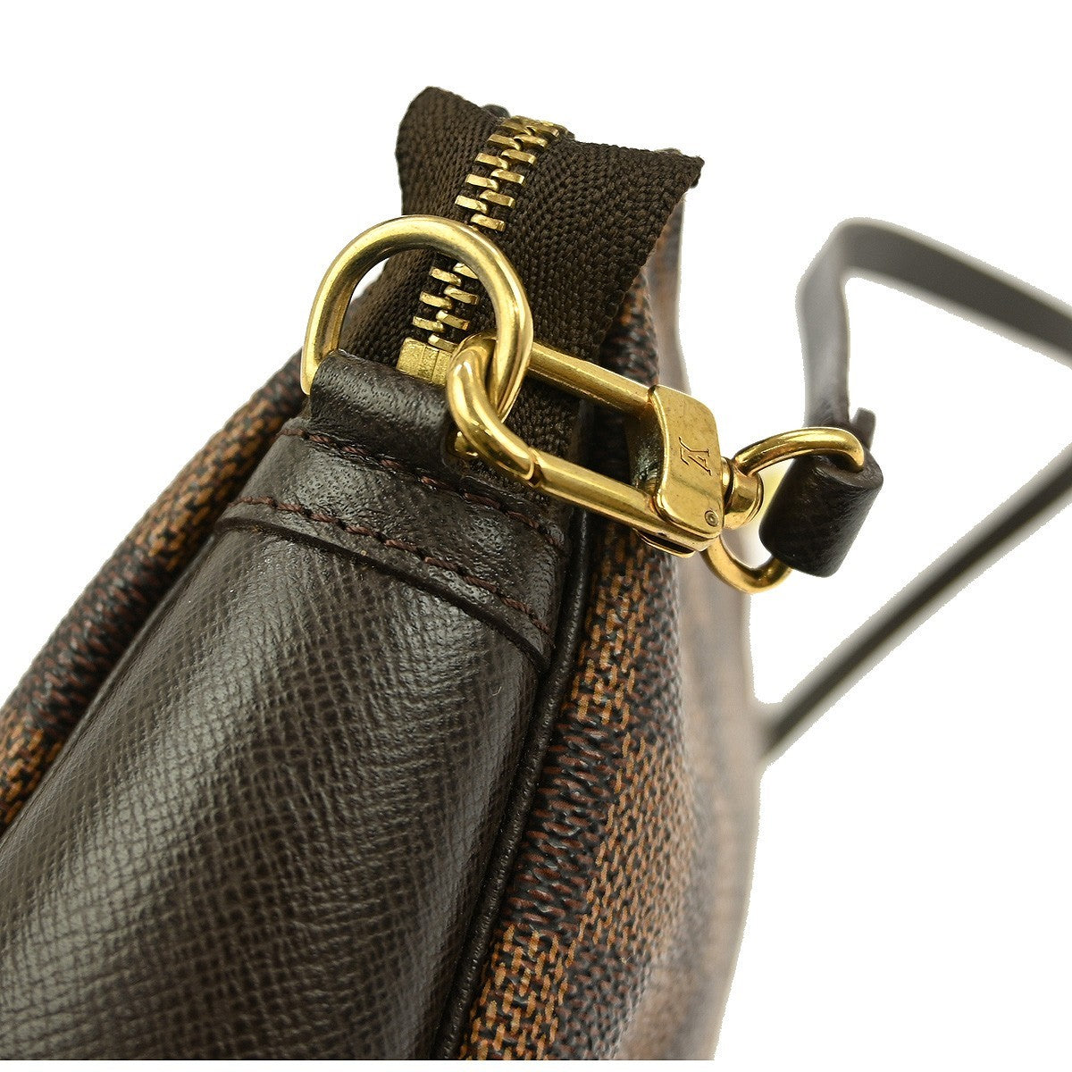 Louis Vuitton Trousse Make Up Bag Damier Canvas Brown Canvas Clutche & Pouche Bag (Pre-Owned)