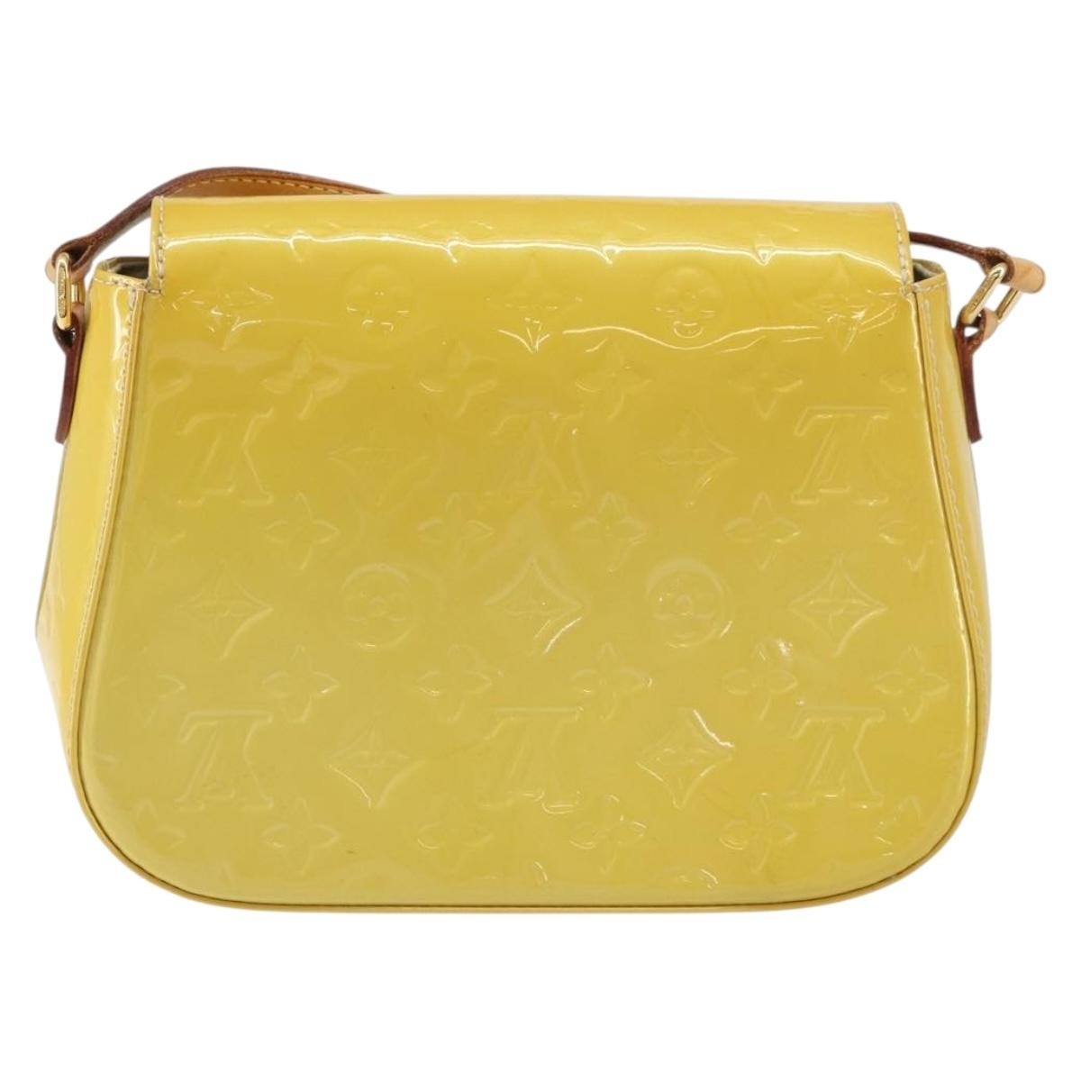 Louis Vuitton Bellflower Handbag Monogram Vernis Brown Patent_Leather Shoulder Bag Bag (Pre-Owned)