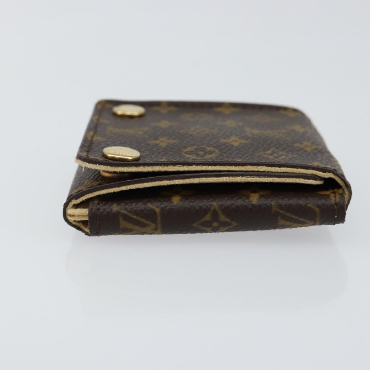 Louis Vuitton Case Jewelry Box Canvas Brown Canvas Wallets Accessory (Pre-Owned)