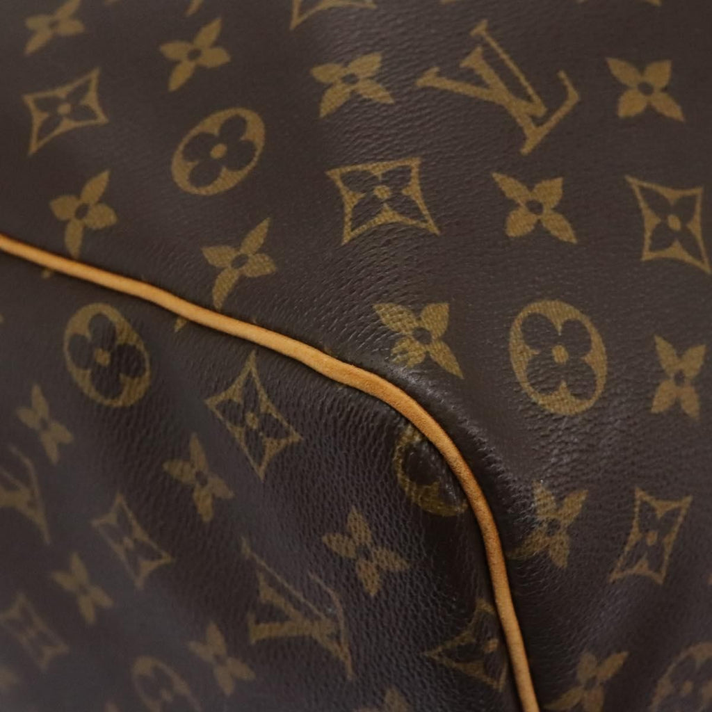 Louis Vuitton Keepall Bag Monogram Canvas Brown Canvas Travel Bag Bag (Pre-Owned)