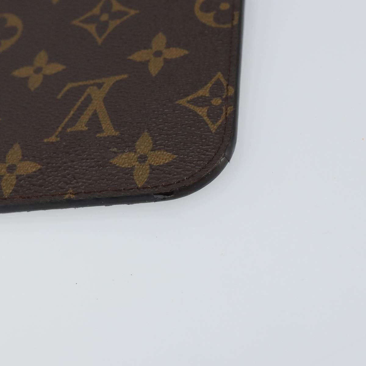 Louis Vuitton Neverfull Pochette Monogram Canvas Brown Canvas Clutche & Pouche Bag (Pre-Owned)