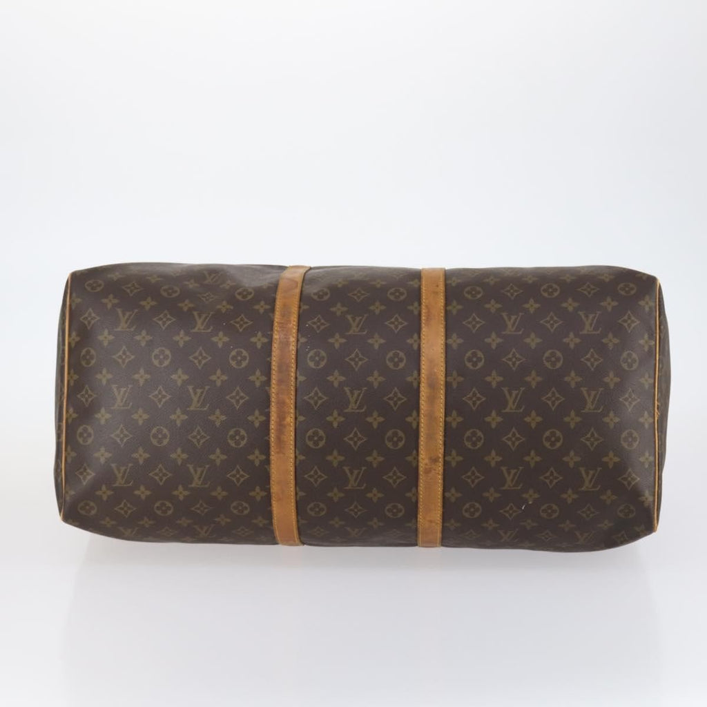 Louis Vuitton Keepall Bag Monogram Canvas Brown Canvas Travel Bag Bag (Pre-Owned)