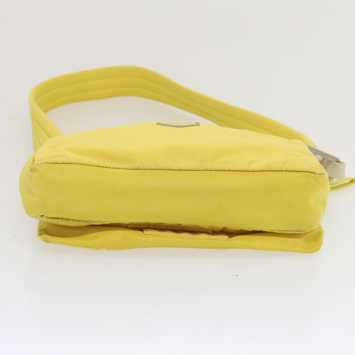 Prada Vintage Shoulder Bag Tessuto Yellow Nylon Shoulder Bag Bag (Pre-Owned)
