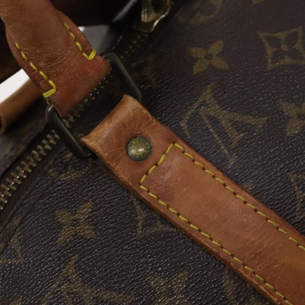 Louis Vuitton Keepall Bag Monogram Canvas Brown Canvas Travel Bag Bag (Pre-Owned)