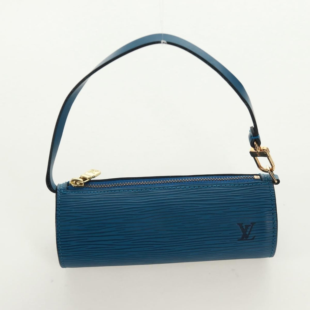 Louis Vuitton Soufflot Handbag Epi Leather Blue Leather Shoulder Bag Bag (Pre-Owned)