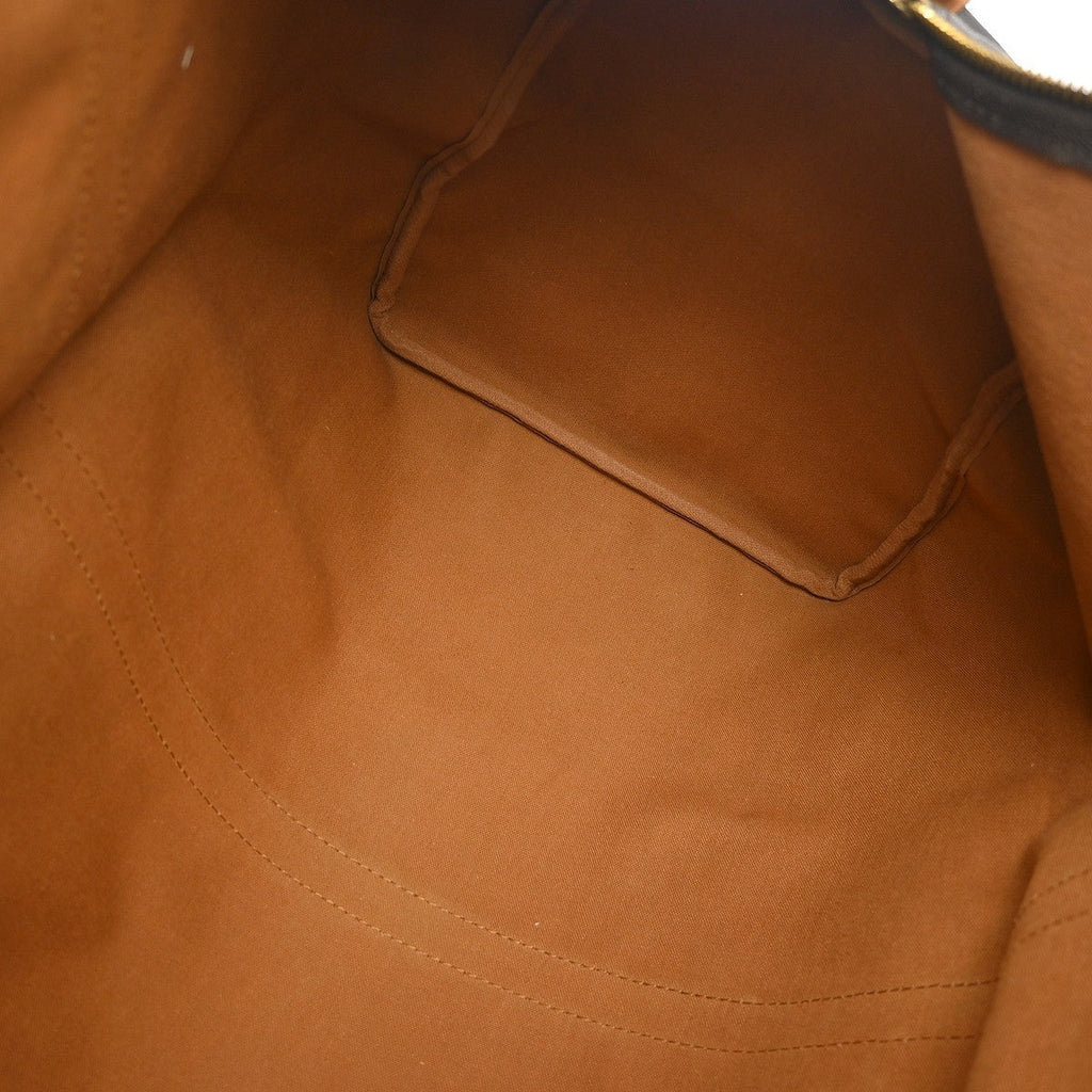Louis Vuitton Keepall Bag Monogram Canvas Brown Canvas Travel Bag Bag (Pre-Owned)