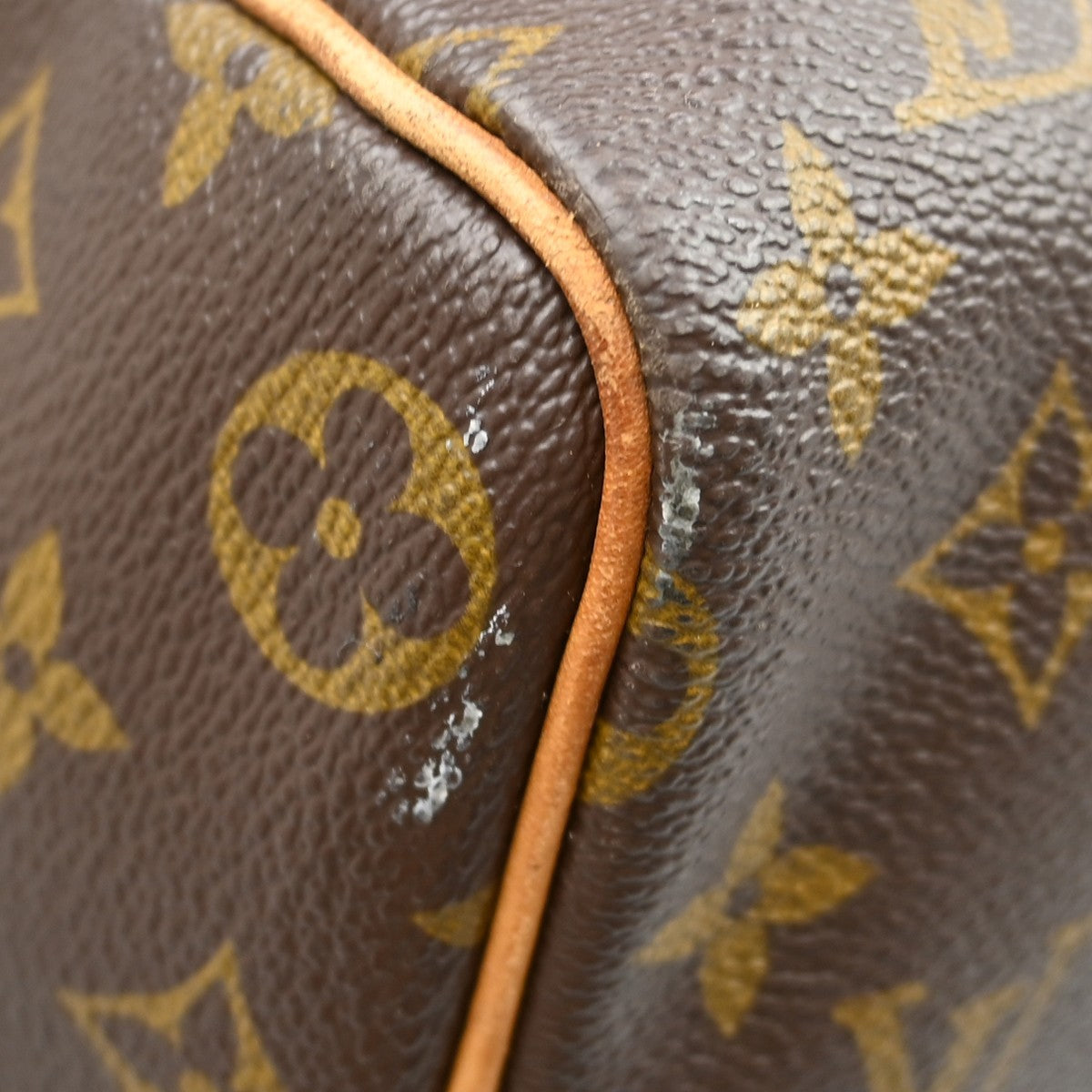 Louis Vuitton Keepall Bag Monogram Canvas Brown Canvas Travel Bag Bag (Pre-Owned)