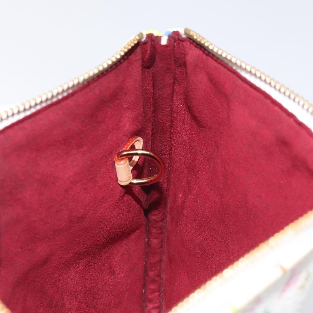 Louis Vuitton Pochette Gm Monogram Multicolor White Canvas Clutche & Pouche Bag (Pre-Owned)