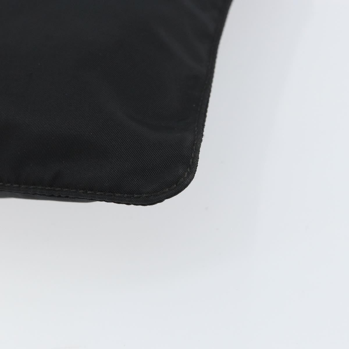 Prada Front Pocket Messenger Bag Tessuto Black Nylon Shoulder Bag Bag (Pre-Owned)