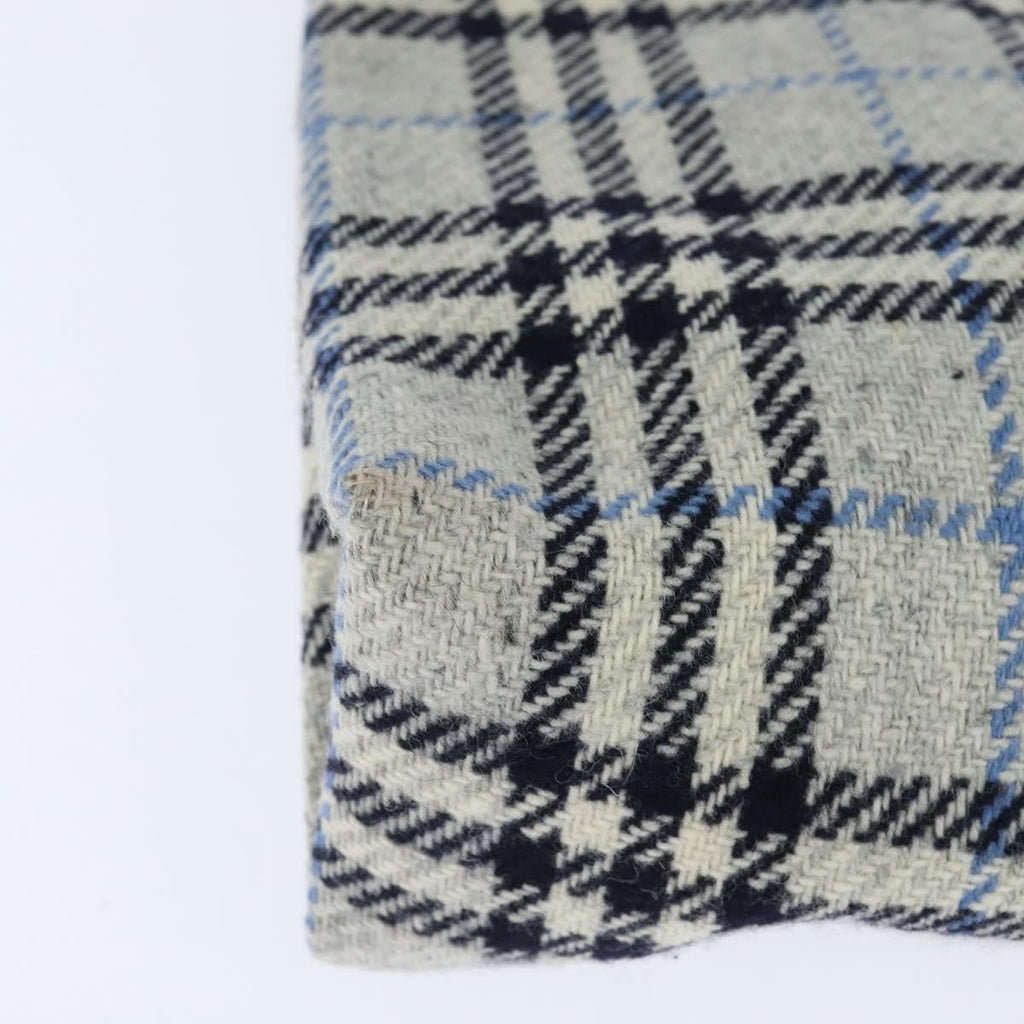 Burberry Nova Check Handbag Tweed Gray Tweed Handbag (Pre-Owned)