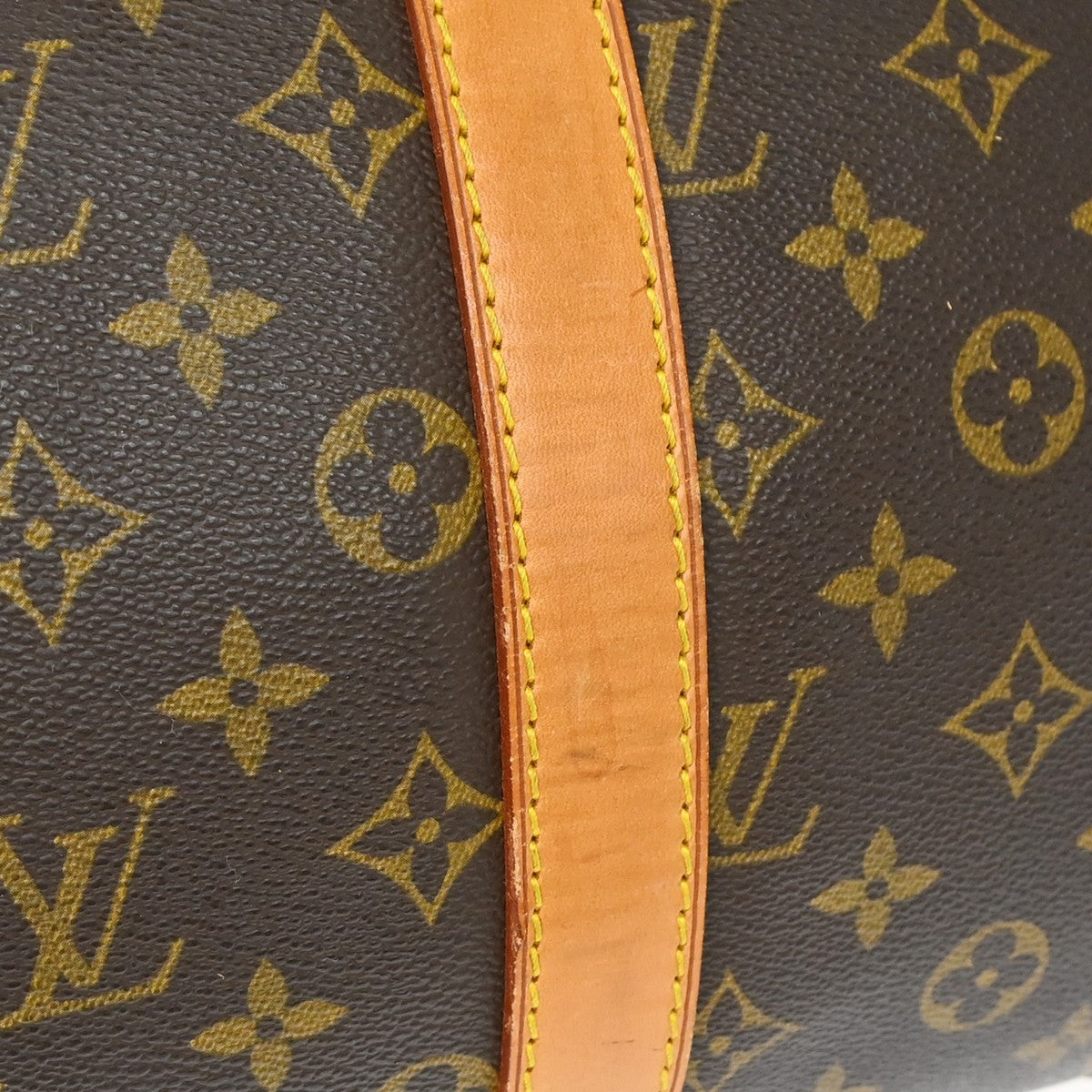 Louis Vuitton Keepall Bag Monogram Canvas Brown Canvas Travel Bag Bag (Pre-Owned)