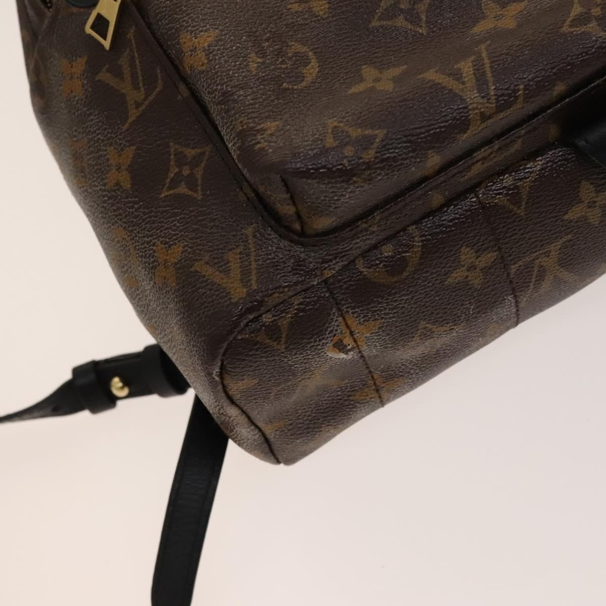 Louis Vuitton Palm Springs Backpack Monogram Canvas Brown Canvas Backpack Bag (Pre-Owned)