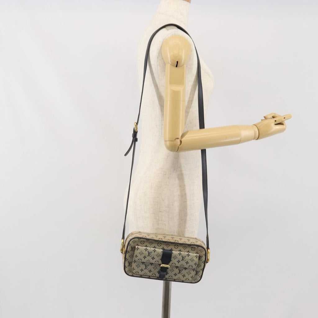 Louis Vuitton Juliette Crossbody Bag Mini Lin Blue Canvas Shoulder Bag Bag (Pre-Owned)