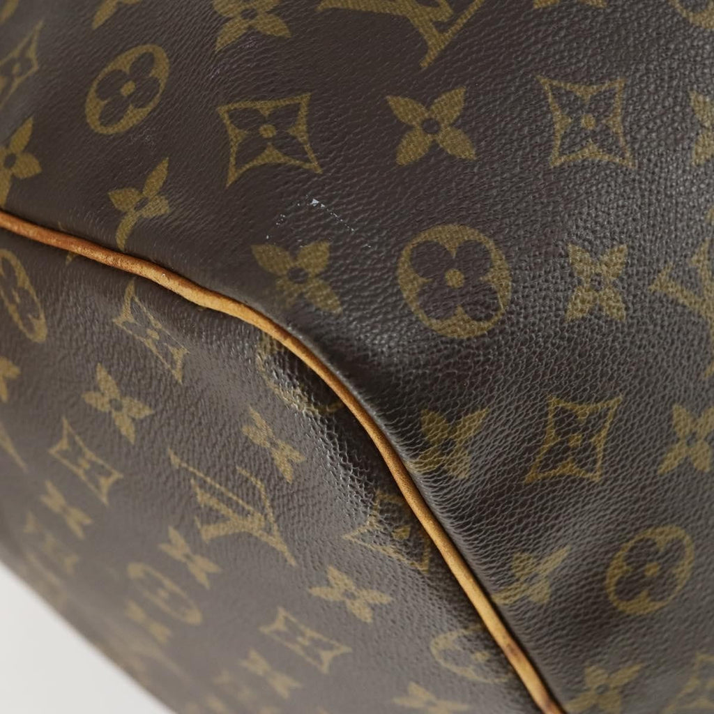 Louis Vuitton Keepall Bag Monogram Canvas Brown Canvas Travel Bag Bag (Pre-Owned)