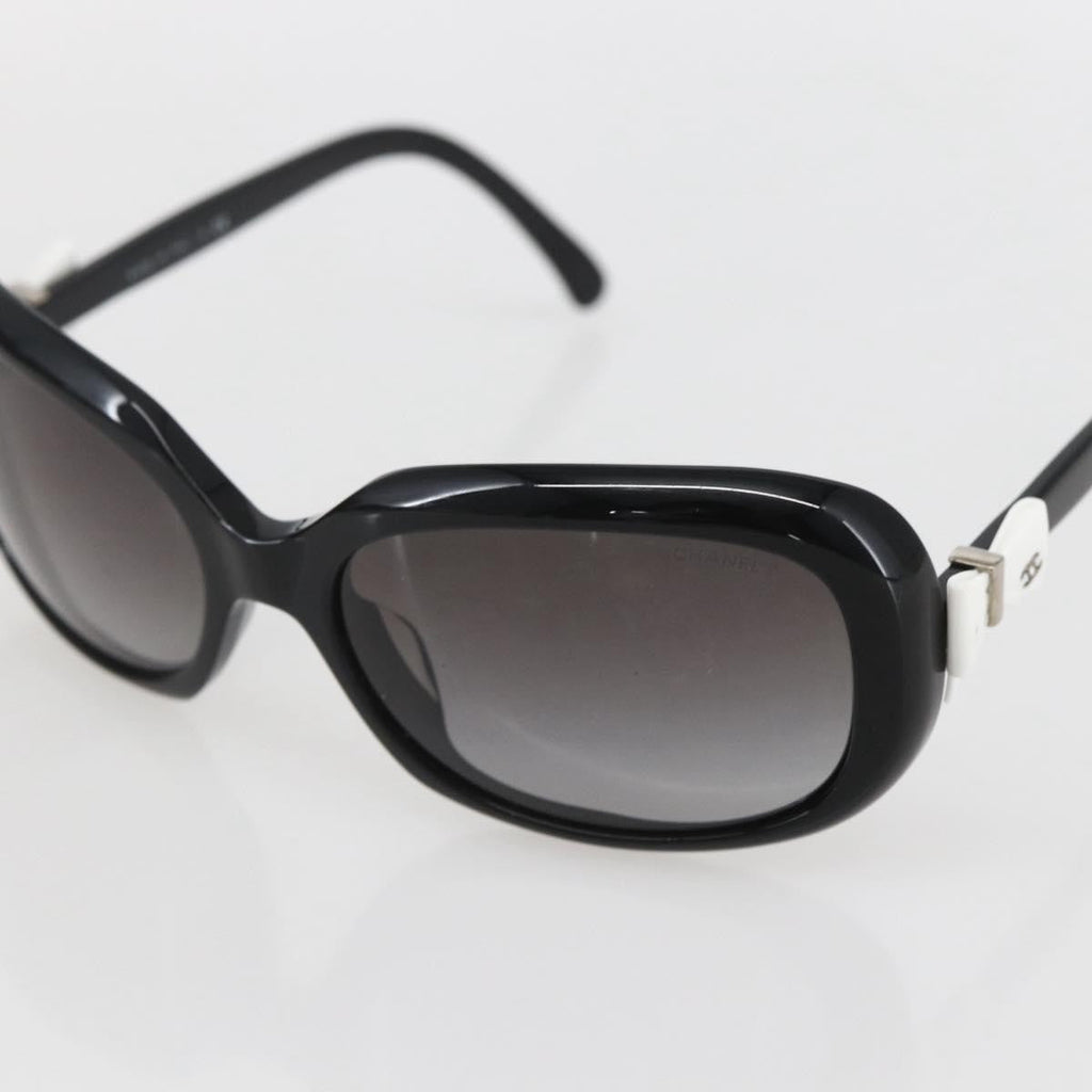 Chanel Logo Cc Sunglasses Plastic Black Plastic Sunglasse Accessory (Pre-Owned)