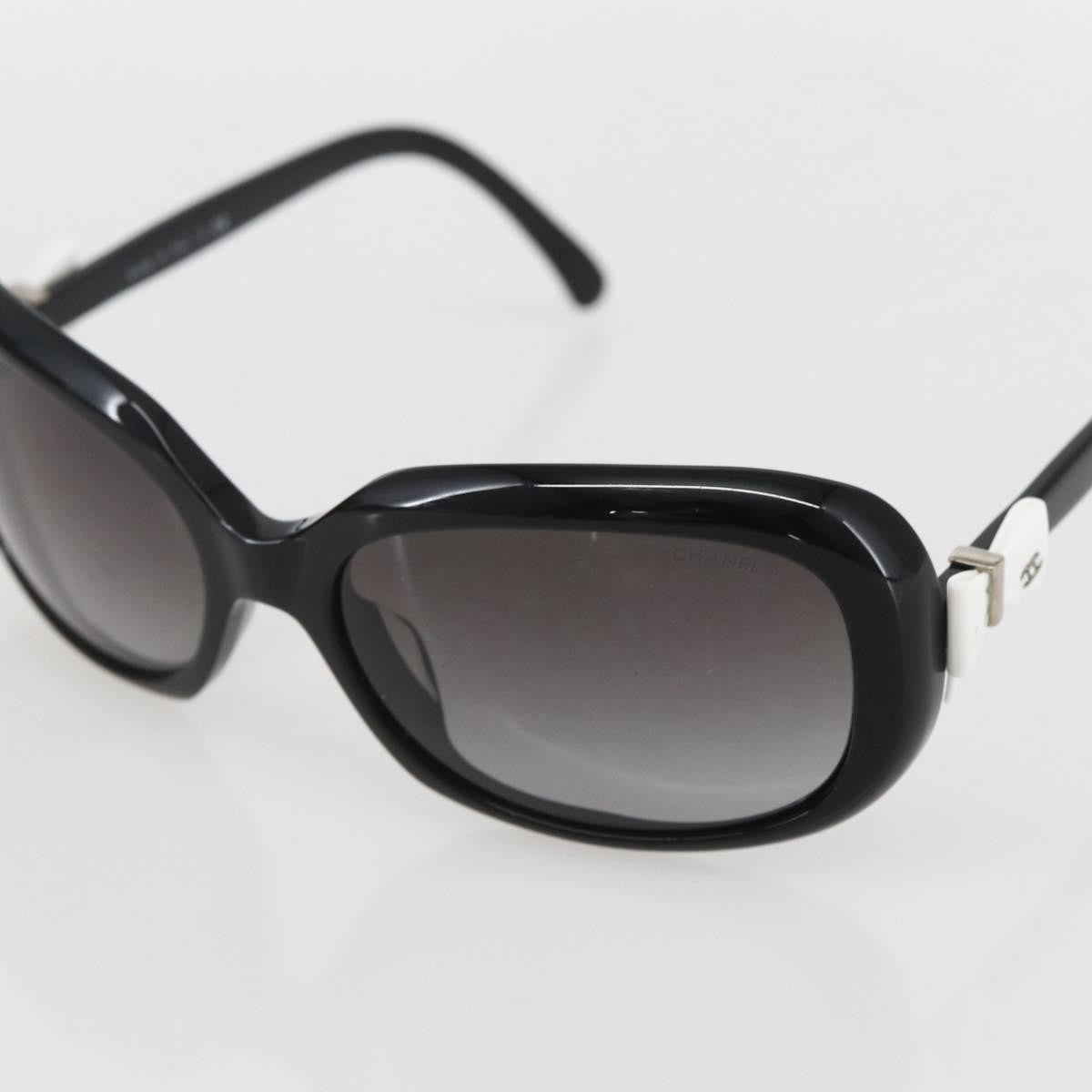Chanel Logo Cc Sunglasses Plastic Black Plastic Sunglasse Accessory (Pre-Owned)