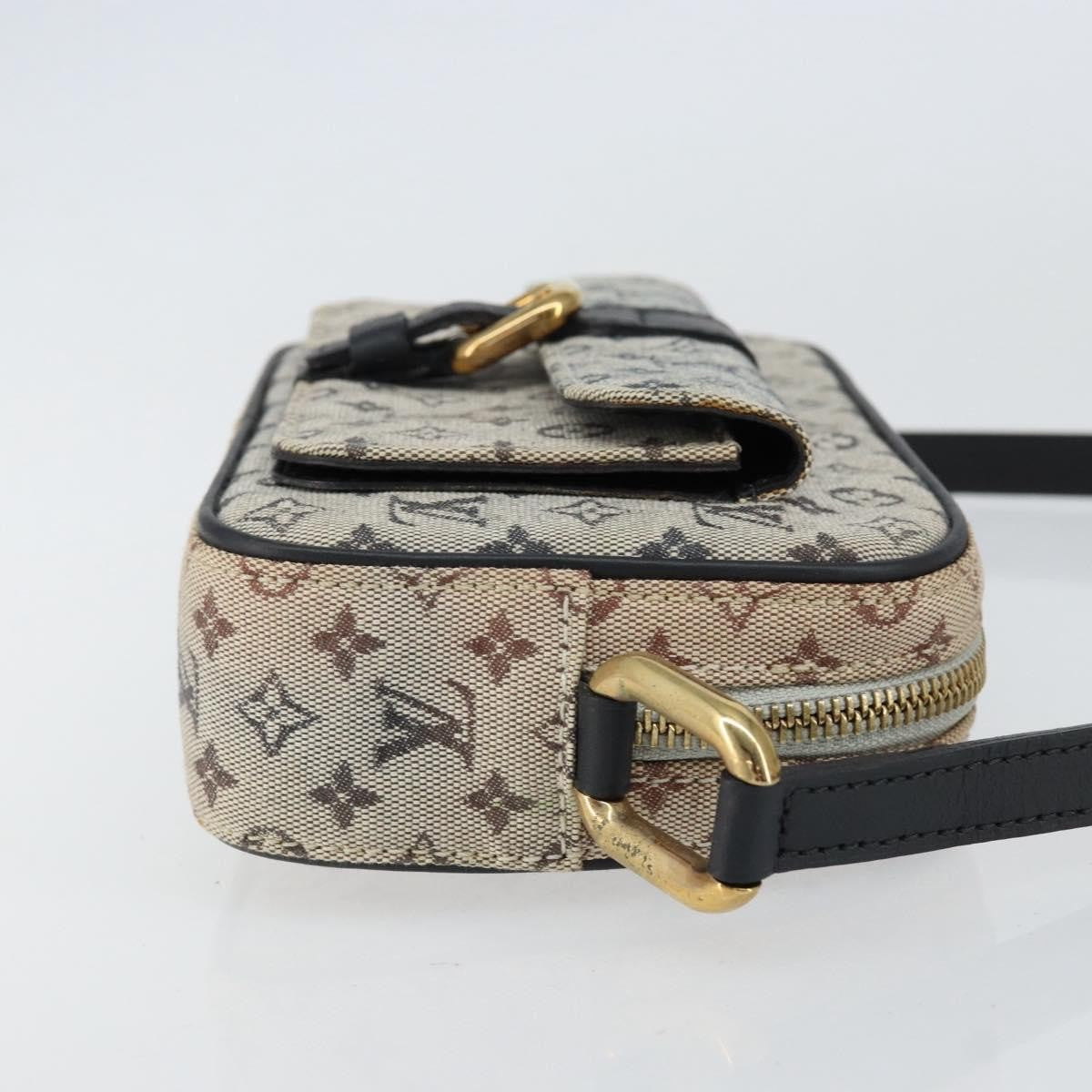 Louis Vuitton Juliette Crossbody Bag Mini Lin Blue Canvas Shoulder Bag Bag (Pre-Owned)