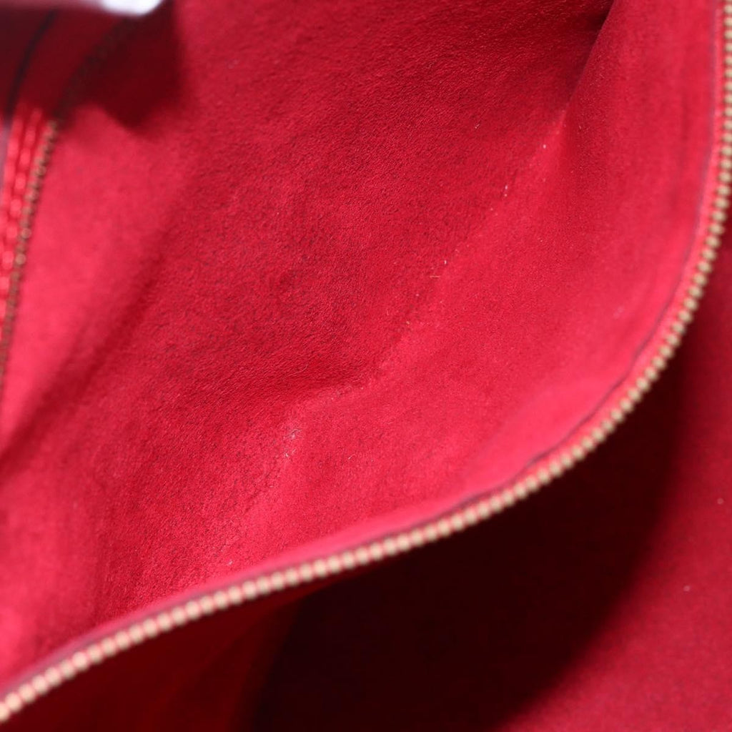 Louis Vuitton Saint Jacques Handbag Epi Leather Red Leather Shoulder Bag Bag (Pre-Owned)