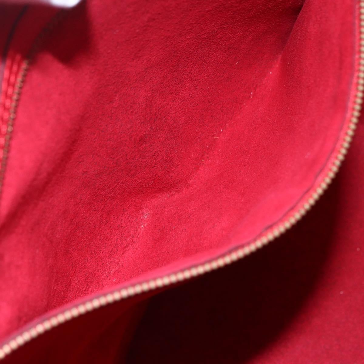 Louis Vuitton Saint Jacques Handbag Epi Leather Red Leather Shoulder Bag Bag (Pre-Owned)