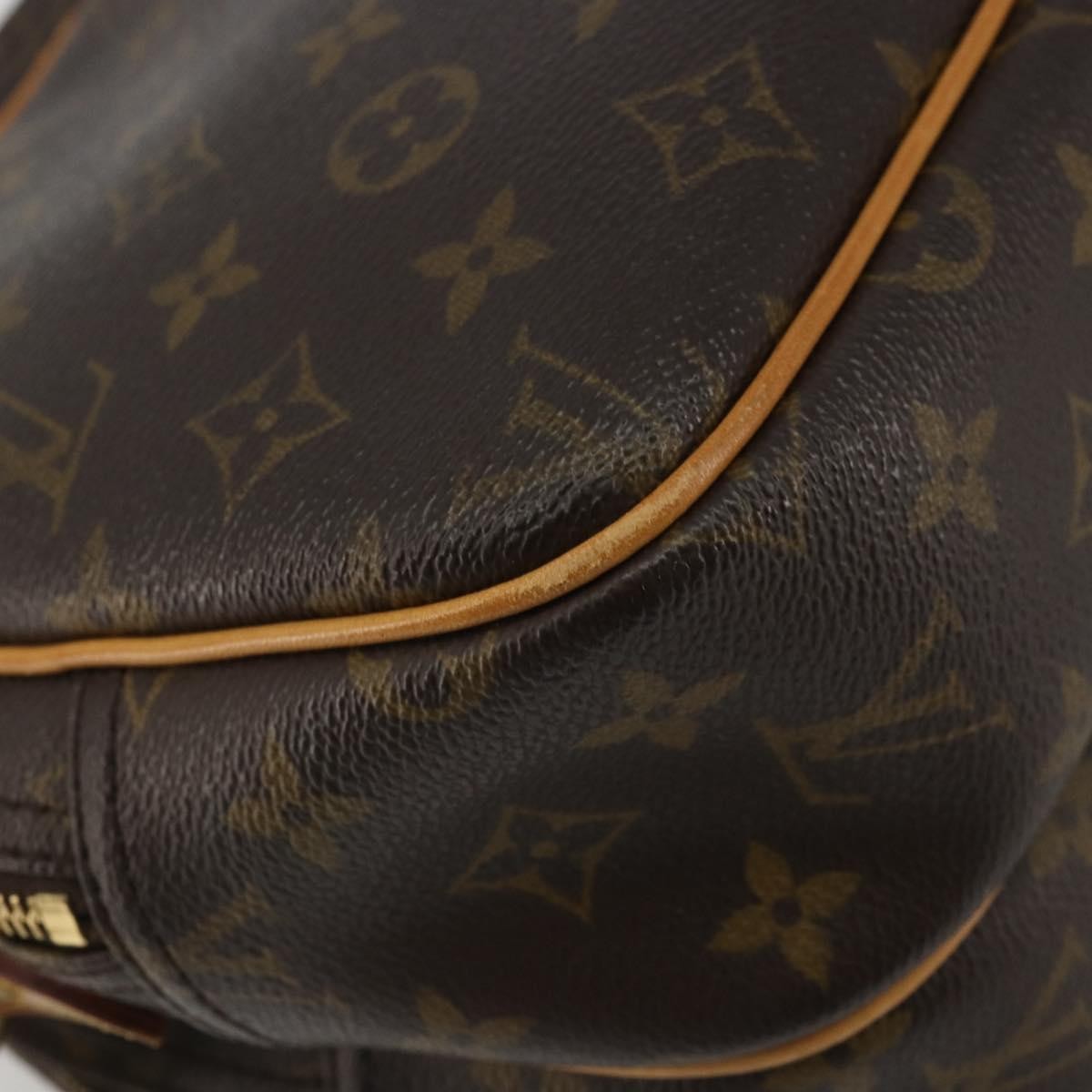 Louis Vuitton Reporter Bag Monogram Canvas Brown Canvas Shoulder Bag Bag (Pre-Owned)