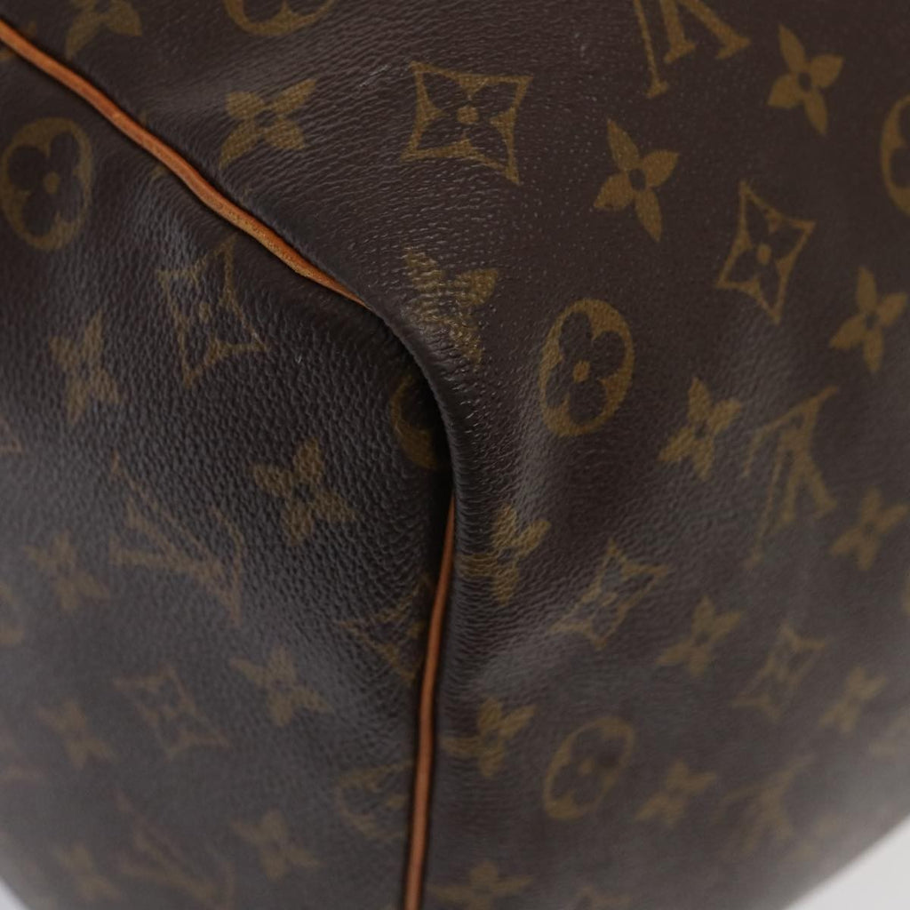 Louis Vuitton Keepall Bag Monogram Canvas Brown Canvas Travel Bag Bag (Pre-Owned)