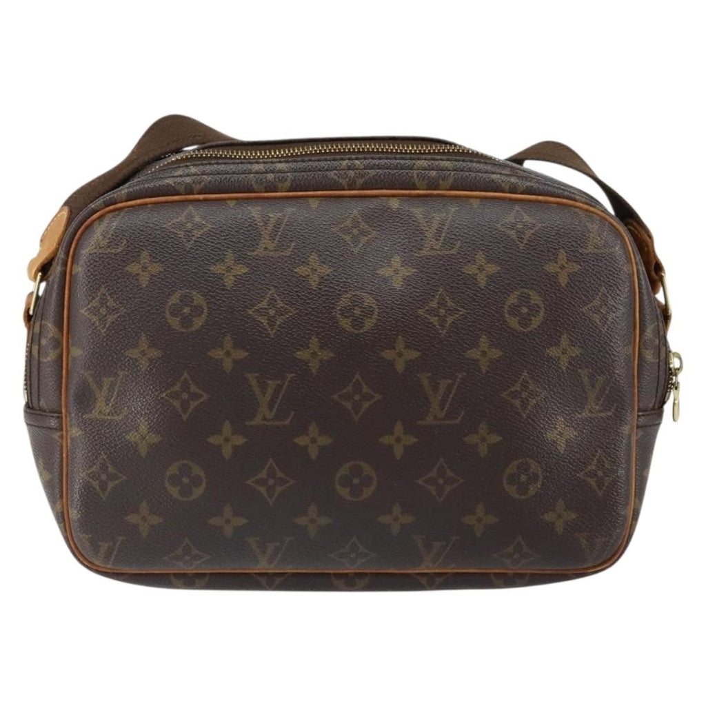 Louis Vuitton Reporter Bag Monogram Canvas Brown Canvas Shoulder Bag Bag (Pre-Owned)