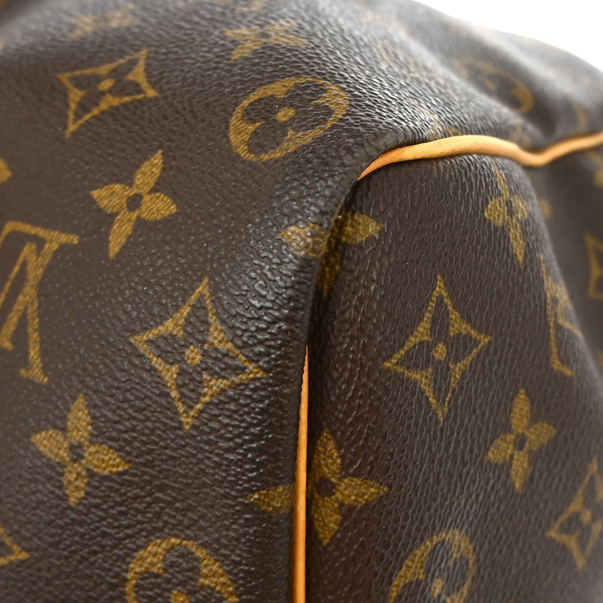 Louis Vuitton Keepall Bag Monogram Canvas Brown Canvas Travel Bag Bag (Pre-Owned)