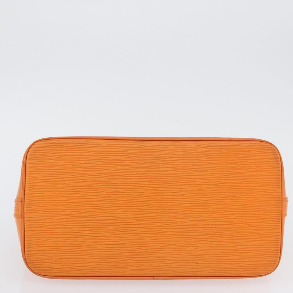 Louis Vuitton Vintage Alma Handbag Epi Leather Orange Leather Handbag (Pre-Owned)