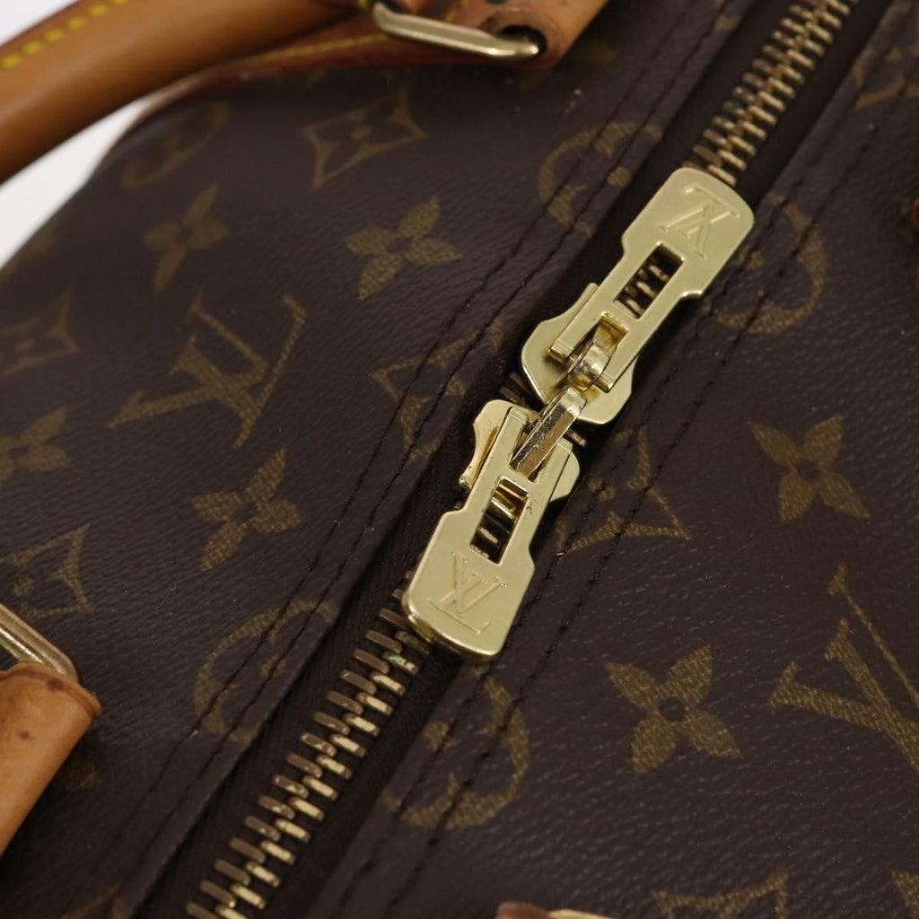 Louis Vuitton Keepall Bag Monogram Canvas Brown Canvas Travel Bag Bag (Pre-Owned)