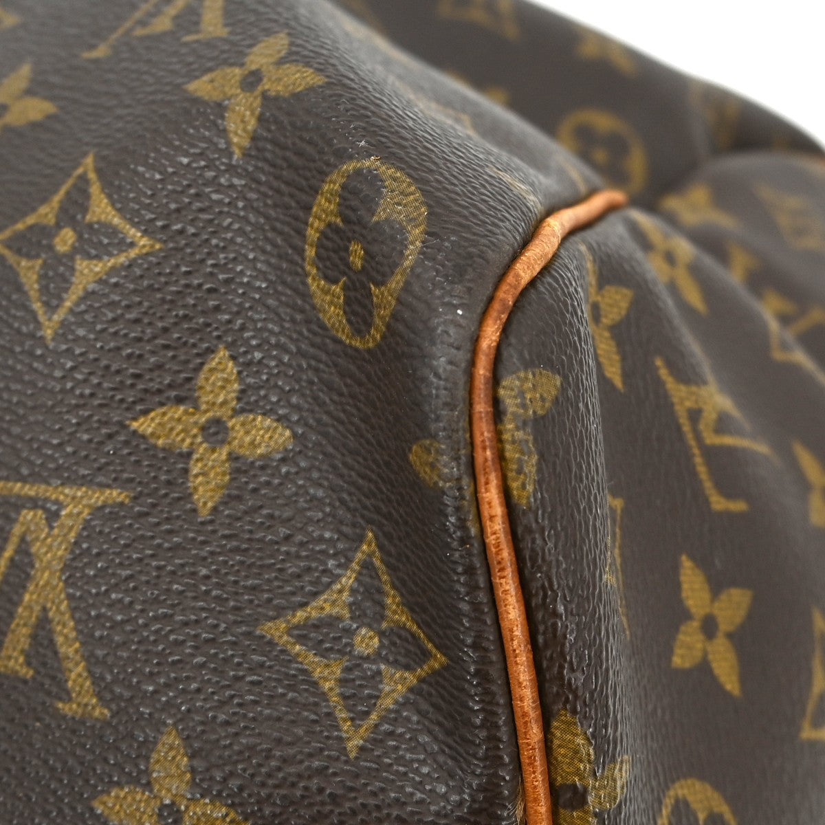 Louis Vuitton Keepall Bag Monogram Canvas Brown Canvas Travel Bag Bag (Pre-Owned)