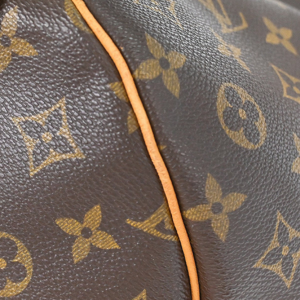 Louis Vuitton Keepall Bag Monogram Canvas Brown Canvas Travel Bag Bag (Pre-Owned)