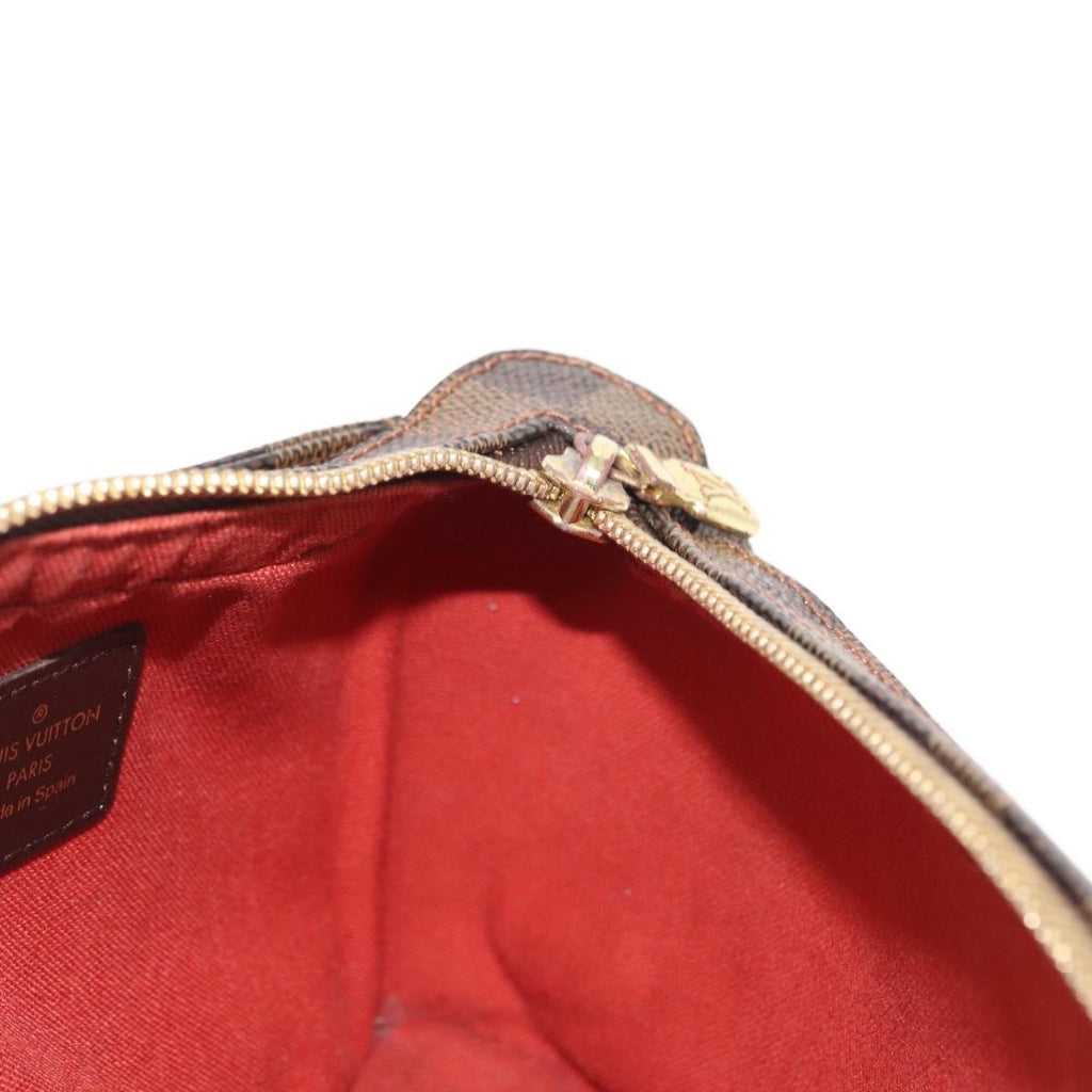 Louis Vuitton Geronimos Waist Bag Damier Brown Canvas Shoulder Bag Bag (Pre-Owned)
