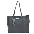 Prada Etiquette Tote Tessuto Black Nylon Tote Bag Bag (Pre-Owned)