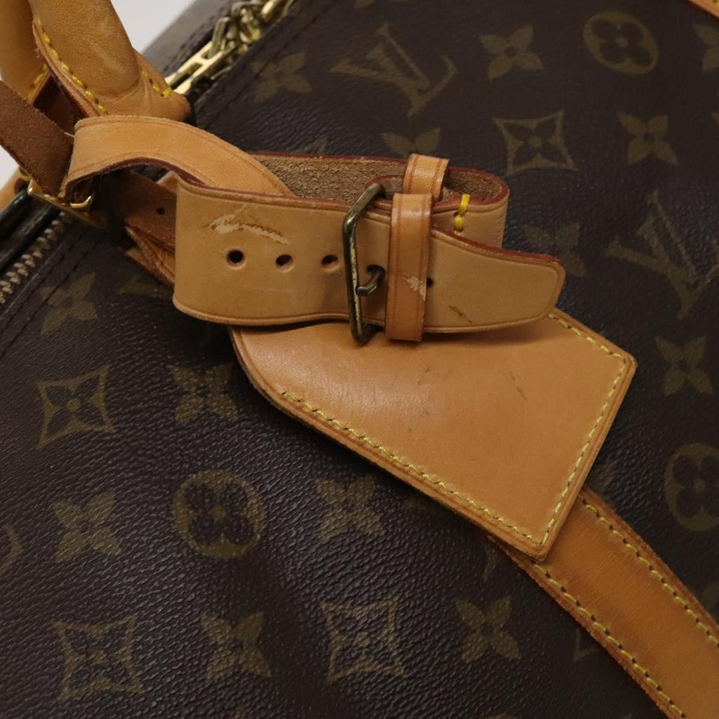 Louis Vuitton Keepall Bag Monogram Canvas Brown Canvas Travel Bag Bag (Pre-Owned)